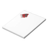 アコーディオン赤 ノートパッド (回転)