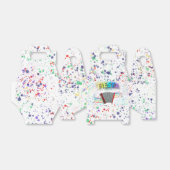 アコーディオン踊り誕生日パーティー フェイバーボックス (折り畳みなし)