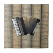 アコーディオン転が~シート音楽の背景~音楽 タイル (正面)