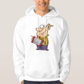 アコーディオン遊の男 パーカ (正面)