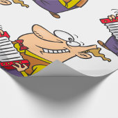 アコーディオン遊の男 ラッピングペーパー