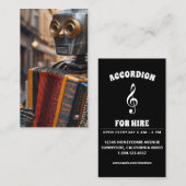 アコーディオン遊ロボット 名刺 (正面/裏面)