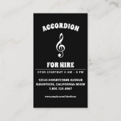 アコーディオン遊ロボット 名刺 (裏面)