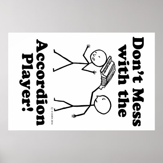 アコーディオン選手と対戦しない ポスター (正面)