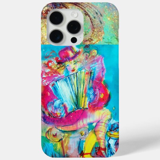 アコーディオン選手の水彩画 Case-Mate iPhoneケース (裏面)