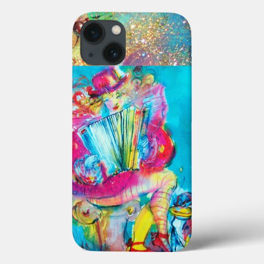 アコーディオン選手の水彩画 Case-Mate iPhoneケース (裏面)