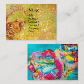 アコーディオン黄 名刺 (正面/裏面)