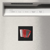 アコーディオン：アコーディオン赤 マグネット (インサイチュ (食洗機))