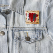 アコーディオン:アコーディオン赤 缶バッジ (インサイチュ)