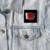 アコーディオン:アコーディオン赤 缶バッジ (インサイチュ)