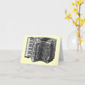 アコーディオン カード (黄色い花)