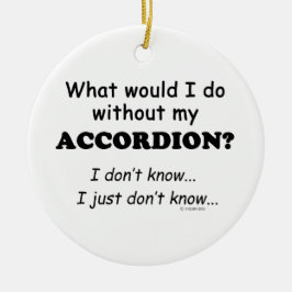 アコーディオン セラミックオーナメント