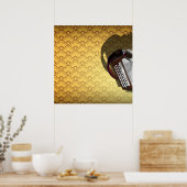 アコーディオン ポスター (キッチン)