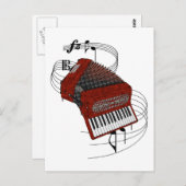 アコーディオン ポストカード (正面/裏面)