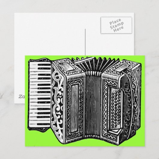 アコーディオン ポストカード (正面/裏面)