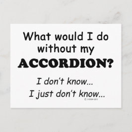 アコーディオン ポストカード