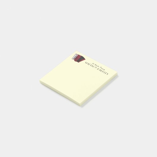 アコーディオン ミュージシャン バンド 教師 ポストイット ノート (アングル)