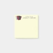 アコーディオン ミュージシャン バンド 教師 付箋紙 ポストイット (正面)