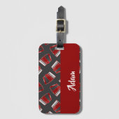 アコーディオン ラゲッジタグ (正面縦)