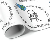 アコーディオン – ワールドのまわりに回転 ラッピングペーパー (ロールコーナー)