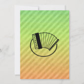 アコーディオン 招待状 (裏面)