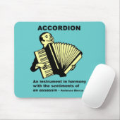 アコーディオン(滑稽に定義される) マウスパッド (マウス)