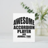 アコーディオ素晴らしン奏者 ポストカード (スタンド正面)