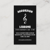 アコーディオ遊ン宇宙飛行士 名刺 (裏面)