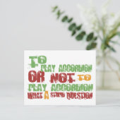 アコーディオ遊ン ポストカード (スタンド正面)