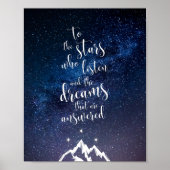 アコートオブミストフューリー引用文 ポスター (正面)