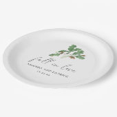 アコーンのブランチ結婚式 ペーパープレート (アングル)