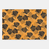 アコーンウッドブロック ラッピングペーパーシート (正面2)