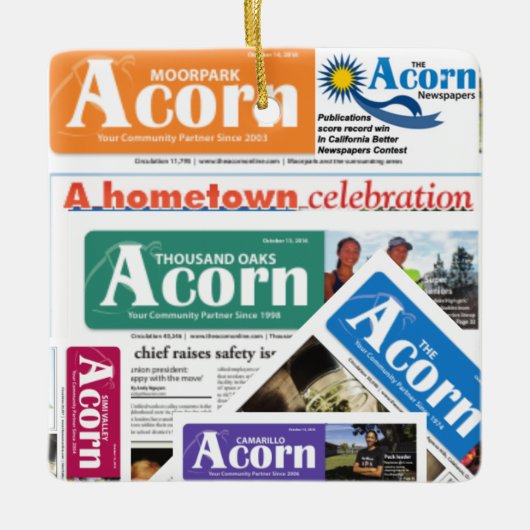 アコーンオーナメントテイクワン セラミックオーナメント (正面)