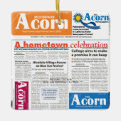 アコーンオーナメント両側違う セラミックオーナメント (正面)