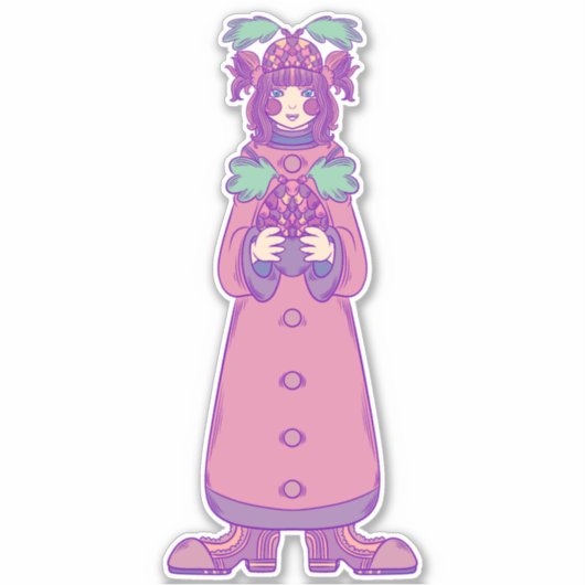 アコーンガール シール (正面)