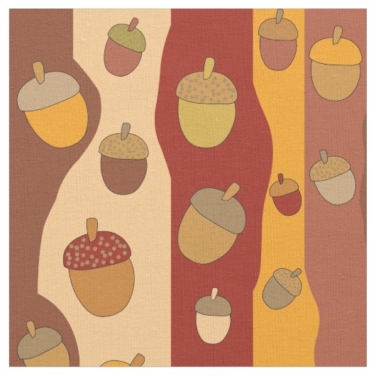 アコーンストライプ無地の ファブリック (クローズアップ)