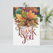 アコーンパンプキンオータム秋 サンキューカード (スタンド正面)