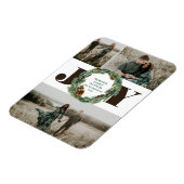 アコーンリースクリスマスホリデー マグネット (左側)