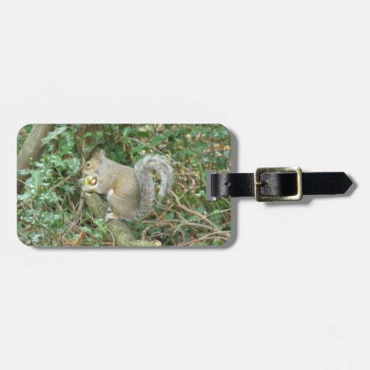 アコーン付きリスカスタムルの荷物タグ ラゲッジタグ (正面横)