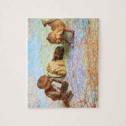 アコーン小人いくつかの旅行ジグソーパズルを計画 ジグソーパズル (縦)