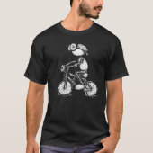 アコーン小妖精や小人バイクもしくは自転車に乗る人Tシャツ Tシャツ (正面)