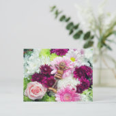 アコーン小妖精や小人美しい入り花はがき ポストカード (スタンド正面)