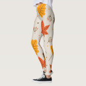 アコーン数々のとカラー葉の レギンス (左)