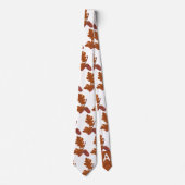 アコーン秋の色パーソナライズされた ネクタイ (正面)