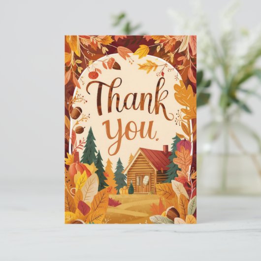 アコーン素朴秋秋 サンキューカード (スタンド正面)