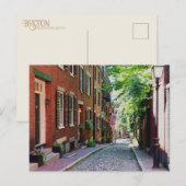 アコーン通りボストンマサチューセッツ葉書 シーズンポストカード (正面/裏面)