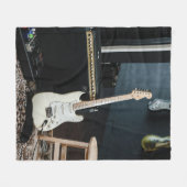 アコー素晴らしスティックギター フリースブランケット (正面(横))