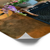 アコー素晴らしスティックギター ポスター (角)