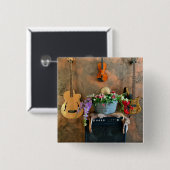 アコー素晴らしスティックギター 缶バッジ (正面&裏面)