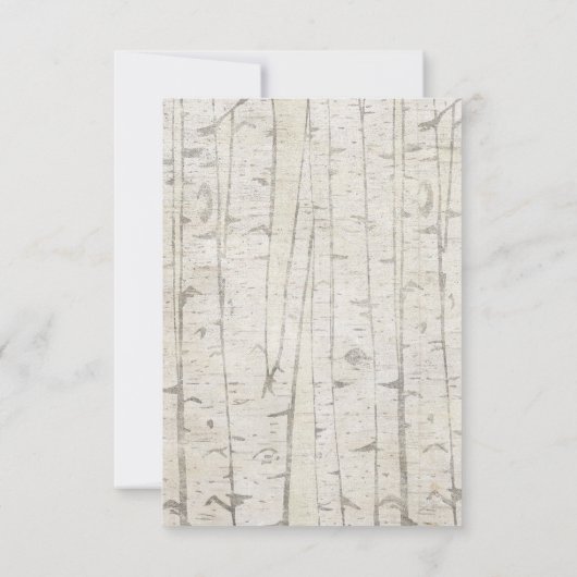 アコー素朴ンズオーク樺の木感謝祭を保存 セーブザデート (裏面)